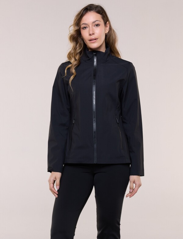 Campera Liviana Zips NEGRO
