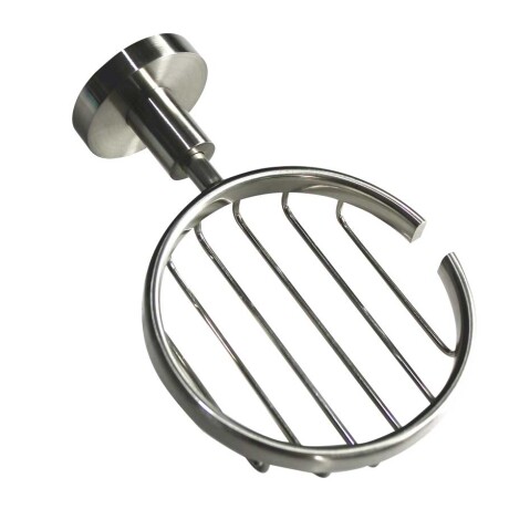 JABONERA REJILLA METAL LINEA ROMA COLOR BRUSH NICKEL GRIS-BRUSHED NICKEL