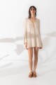 VESTIDO TIRA KNIT Crudo