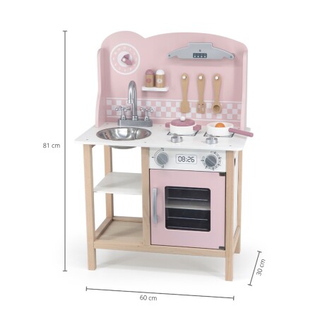 Cocina Infantil Polar B en Madera ROSA