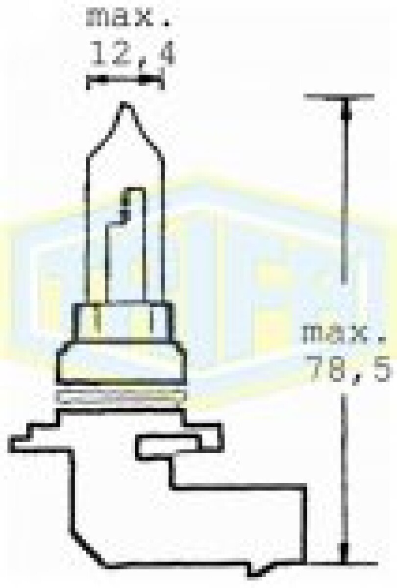 LAMPARA - HALOGENA 12V 60W TRIFA HB3 TRIFA 