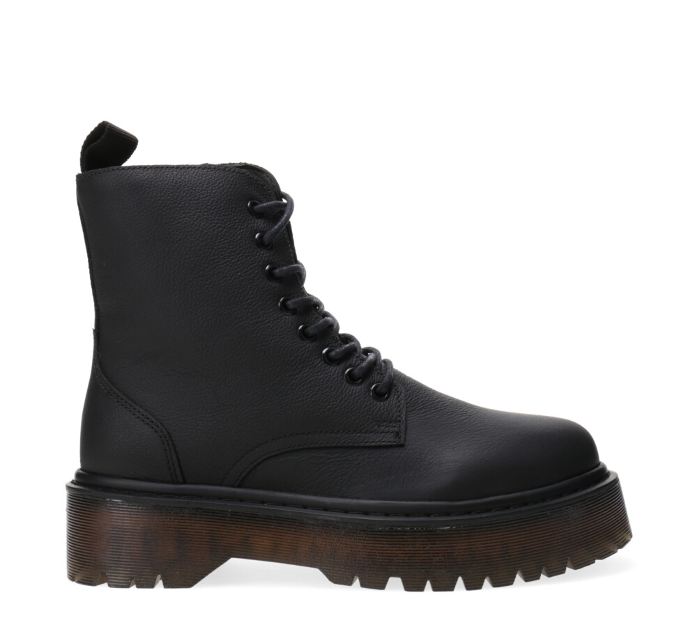 Bota FLOYD acordonada con plataforma Black
