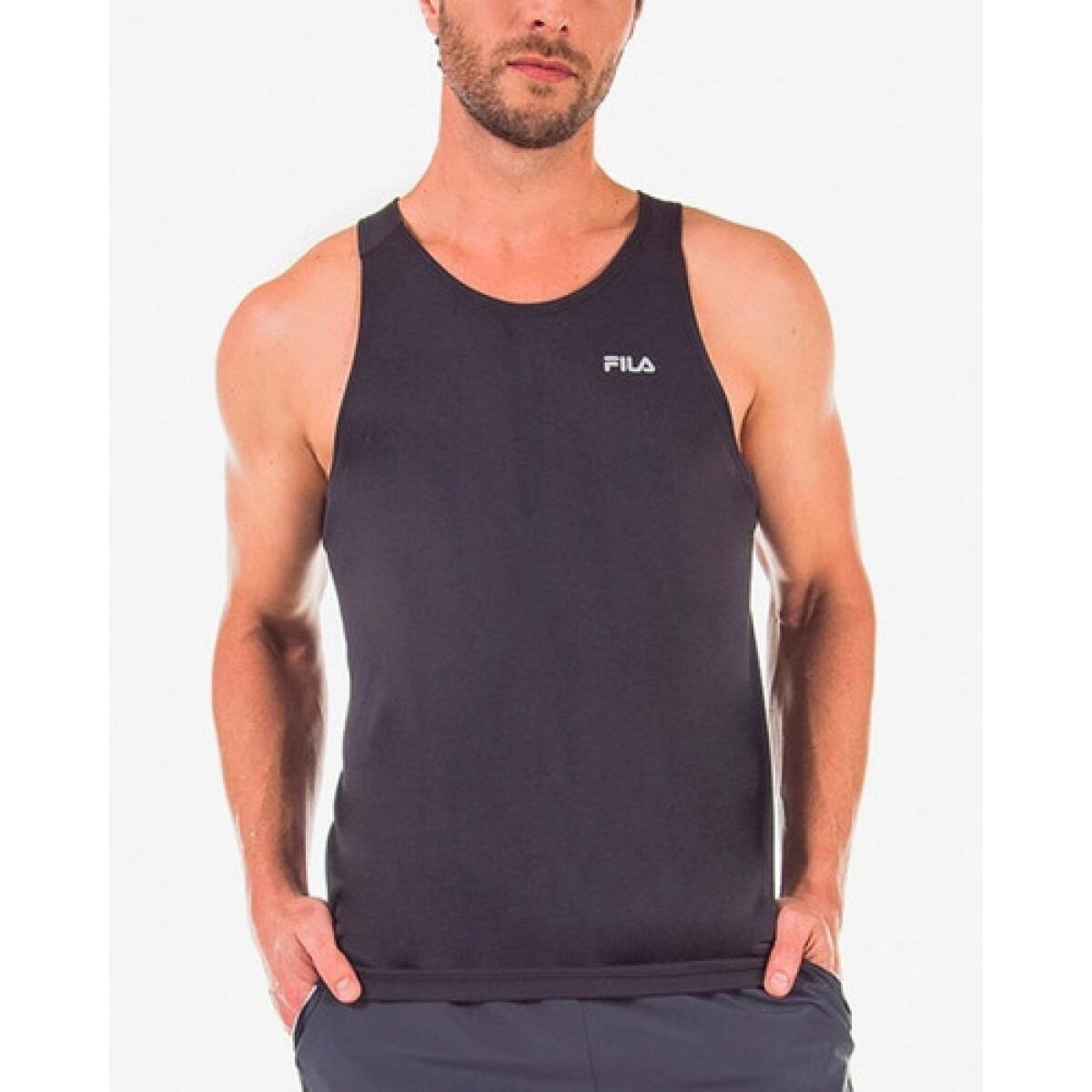 Musculosa para Hombre Fila Eclipse Negra 