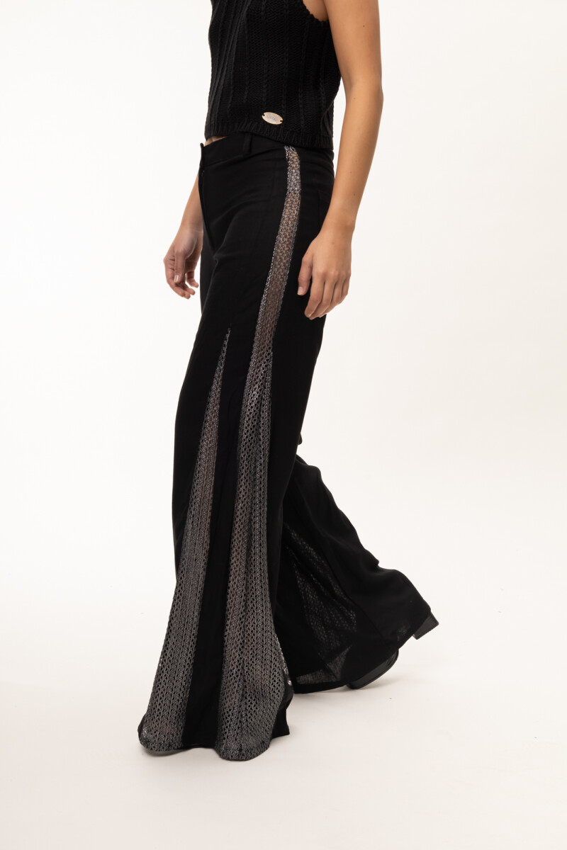 Pantalon Murra Negro Lurex