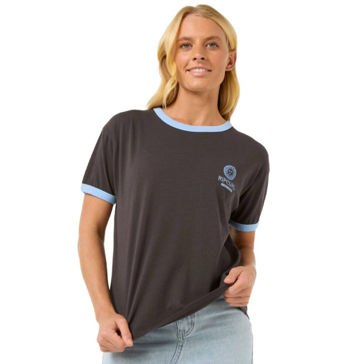 Remera Rip Curl San Carlos Ringer Tee - Multicolor 