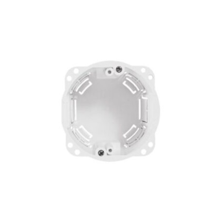 CAJA EMB RED 76 MM 2 MOD AUTR P/YESO (F) Caja Redonda Embutir 2 Módulos Autorroscante Para Yeso Blanco