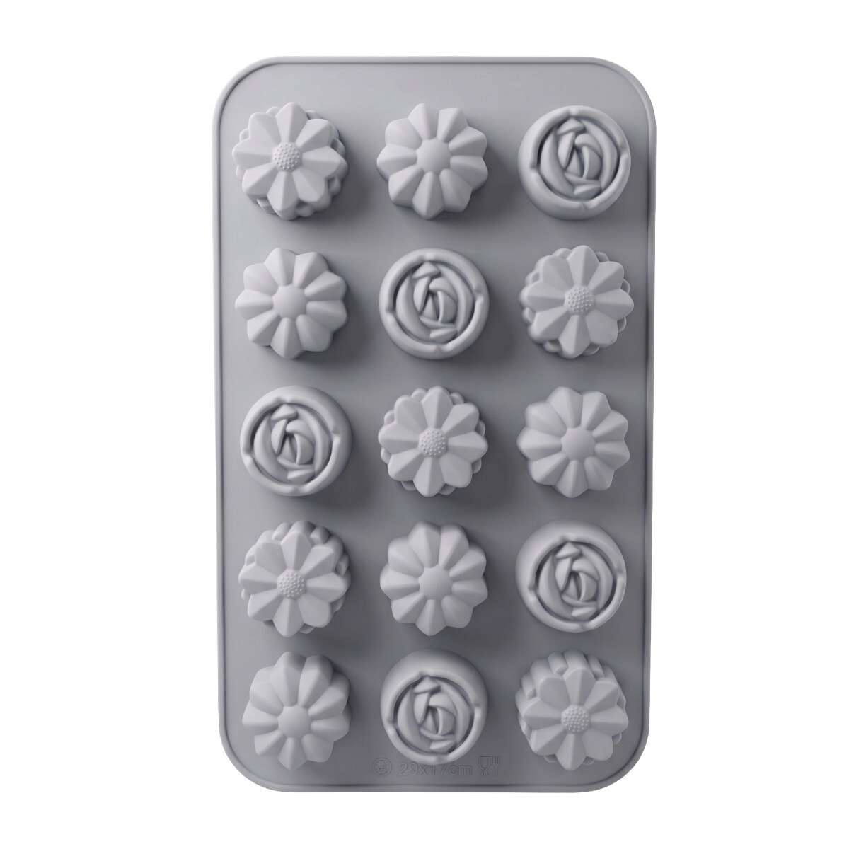 MOLDE SILICONA GRIS P/CHOCOLATE 