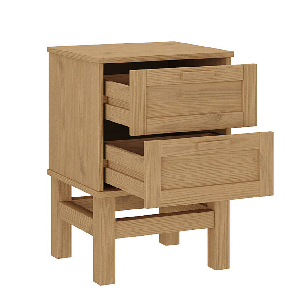 Mesa De Luz 2 Cajones Madera Maciza Mesa De Luz 2 Cajones Madera Maciza