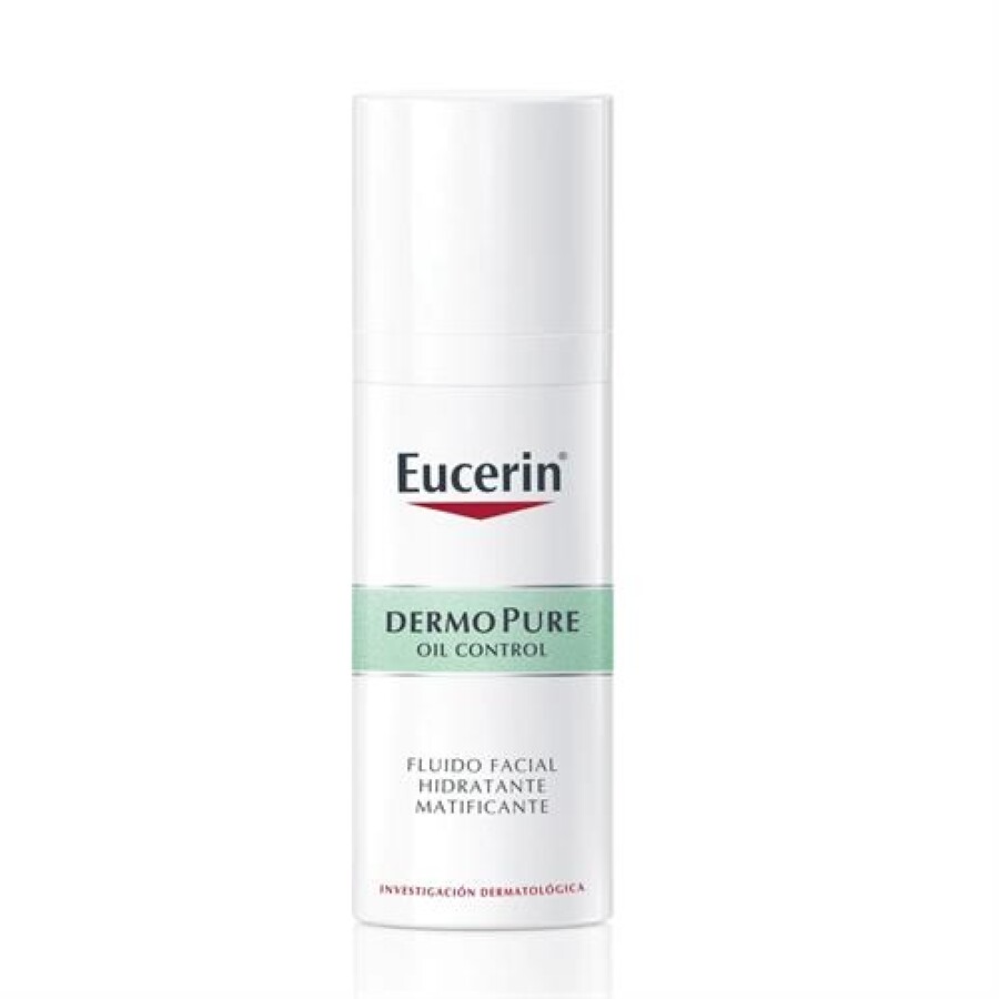 Fluido Facial Hidratante Matificante DermoPure Oil Control 50 ml - Eucerin Fluido Facial Hidratante Matificante DermoPure Oil Control 50 ml - Eucerin