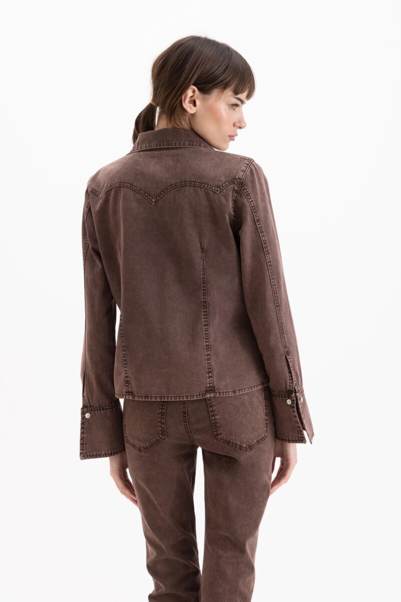 CAMISA SAND Chocolate