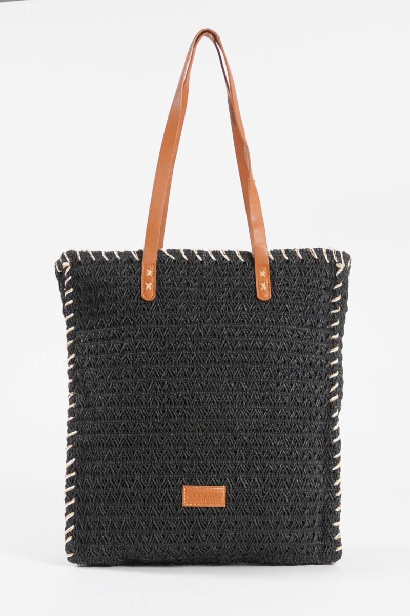 Cartera canasto oversize negro