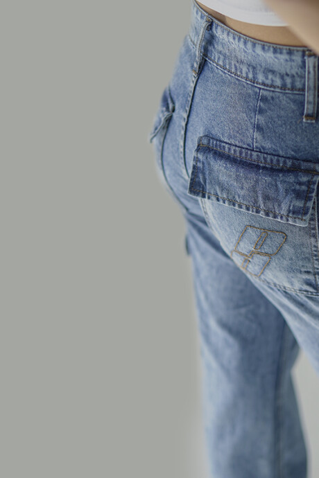 Jean Pulau Jargo Women Azul