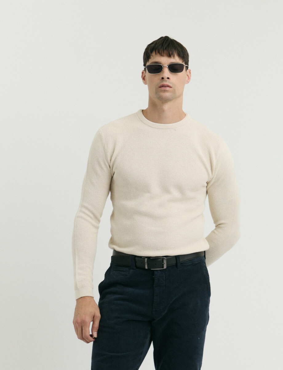 470169 SWEATER FERAUD Natural