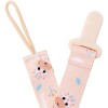 Clip para chupete BUBA animales jirafa beige pastel