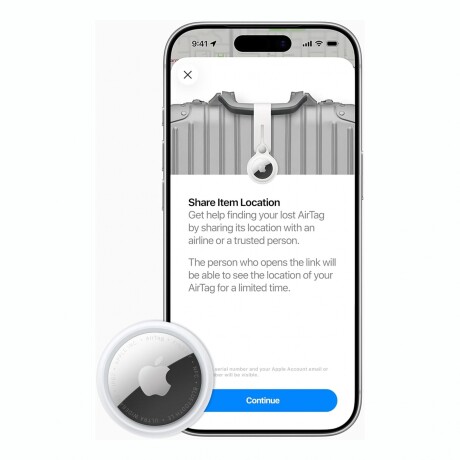Localizador De Objetos APPLE Airtag Pack X1 (2nd Gen) - Silver Localizador De Objetos APPLE Airtag Pack X1 (2nd Gen) - Silver