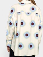 Camisa Estampado De Círculos multicolor