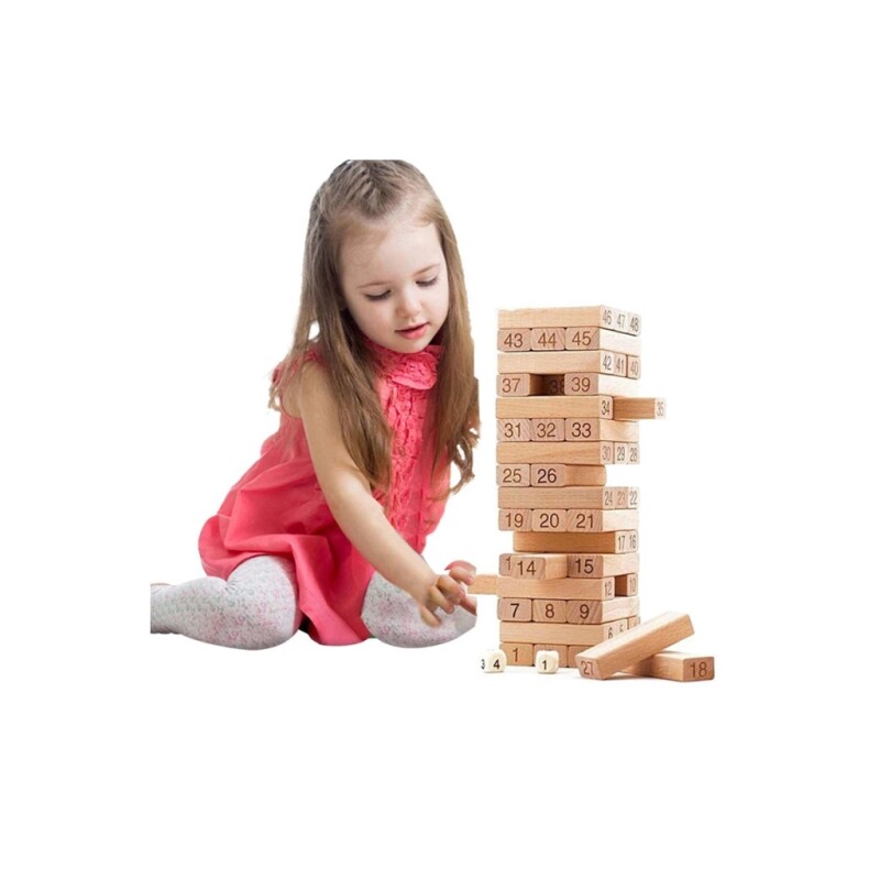 JUEGO DE MESA TORRE DE MADERITAS JUEGO DE MESA TORRE DE MADERITAS