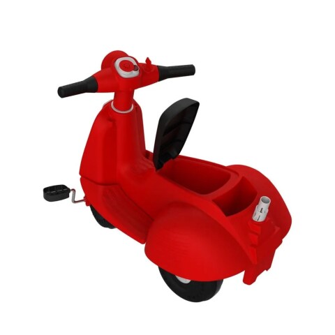 Triciclo A Pedal Y Paseo Banderetta Rojo 1248 Triciclo A Pedal Y Paseo Banderetta Rojo 1248