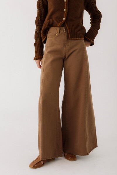 Jean Wide XL Marrón