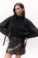 Falda Luna Marron