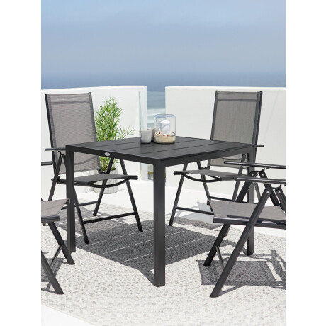 Mesa De Jardin Maderup A90Xl90 Negro