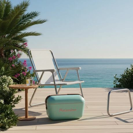 Set Playa Sillax2 110kg Alum Mor + Conservadora 20L PolarBox Blanco