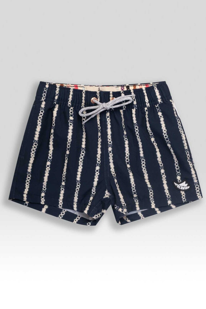 KIDS FLORAL STRIPE CLASSIC Blue