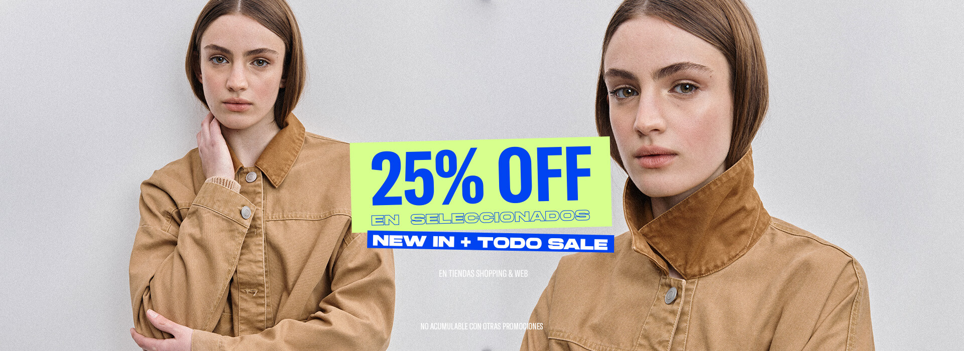 25% off en seleccionados new arrivals + sale
