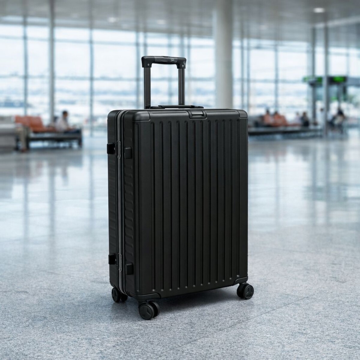 Valija Rígida de Policarbonato con Ruedas 28' - Negro 