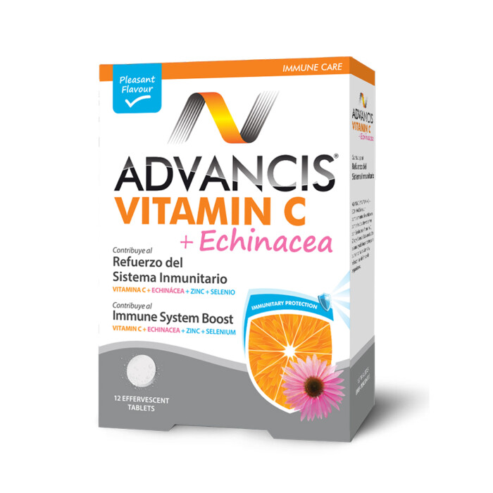 ADVANCIS VITAMIN C+ECHINACEA X 12 TABL. única