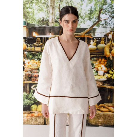 Pre Venta Blusa Coco Manteca