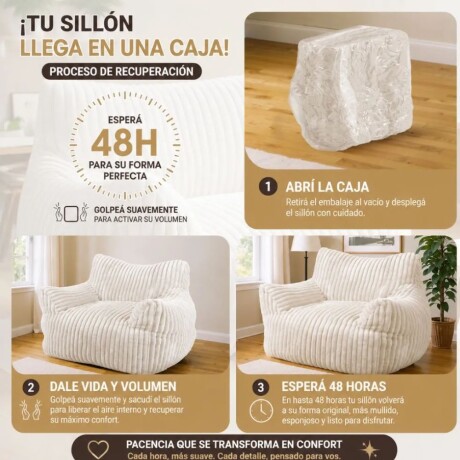 Sillon Infantil Cloudy Azul
