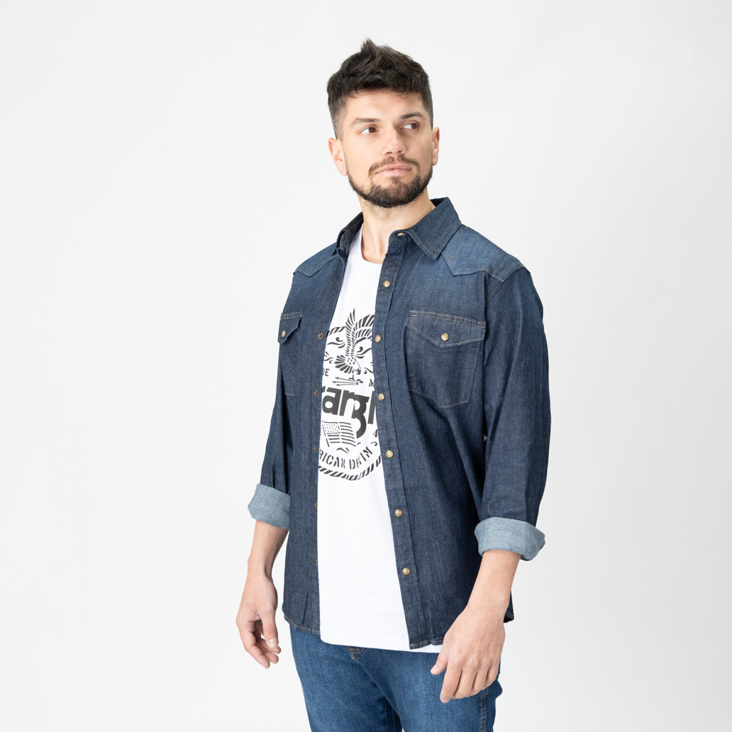 Camisa Wrangler de Hombre VOLUME FASHION SHIRT 112324429 Sin