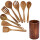 Set Utensilios Cocina Madera X9 El Chingón Calidad Coc005003