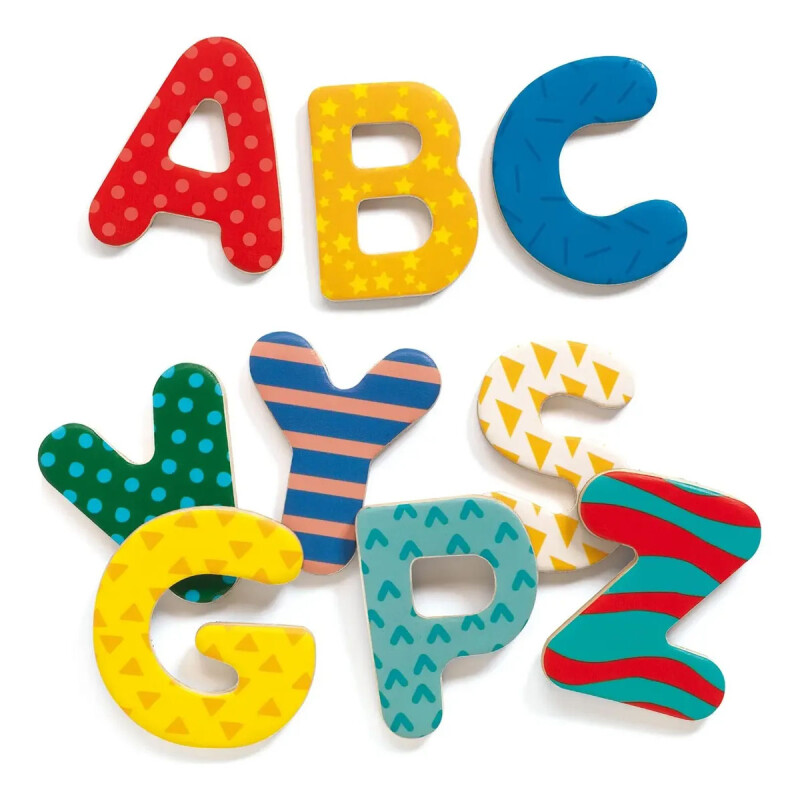 Juego Madera Magnético 38 Letras Djeco Juego Madera Magnético 38 Letras Djeco