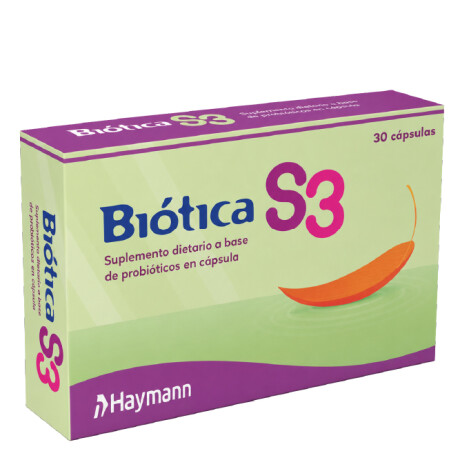 Biótica S3 x 30 Cáps Biótica S3 x 30 Cáps