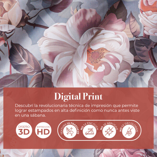 JUEGO DE SABANAS LANCASTER DIGITAL PRINT PRIMAVERA KING