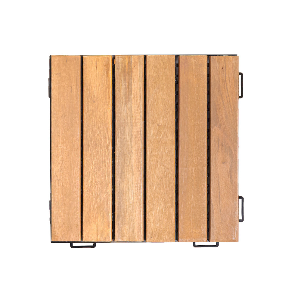 PISO MODULAR EXTERIOR X10 MADERA NATURAL-BEIGE MADEIRA