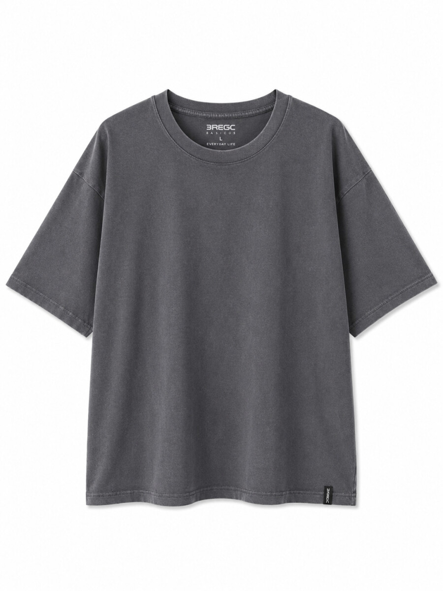 REMERA BEN WASH - GRIS (V) 