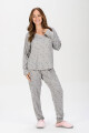 PIYAMA ESTAMPADO GRIS