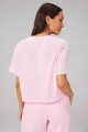 Polo Manga Corta Boxy Mujer Soft Pink