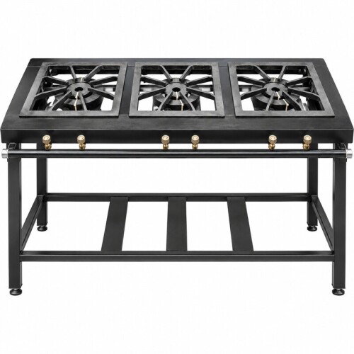 Cocina Industrial de 3 Bocas con Quemadores Dobles Cocina Industrial de 3 Bocas con Quemadores Dobles
