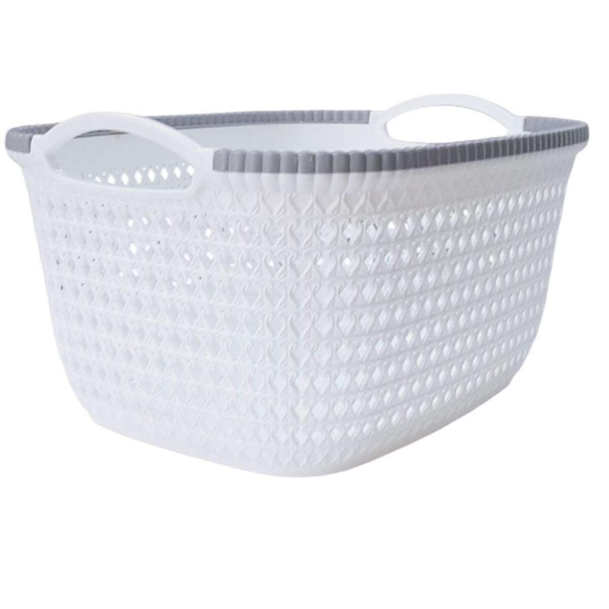 OUTLET Canasto organizador con asas 34.5x28x20cm - Outlet Canasto Organizador Con Asas 34.5x28x20cm 