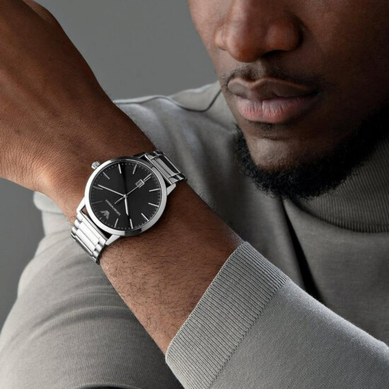 Reloj EMPORIO ARMANI RUGGERO Acero Plateado Esfera 43mm 0