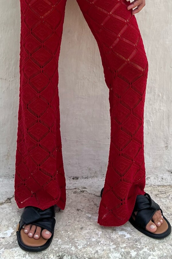 Pantalón Geranio Rojo