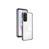 Protector para Samsung Galaxy A55 transparente bordes negros Protector Para Samsung Galaxy A55 Transparente Bordes Negros