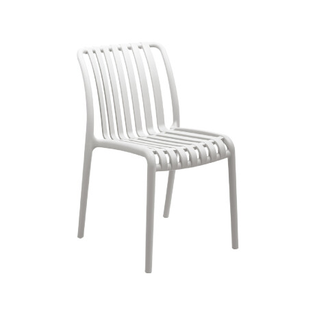 SILLA DE POLIPROPILENO DE EXTERIOR IVONE Silla de Exterior Ivone Blanco