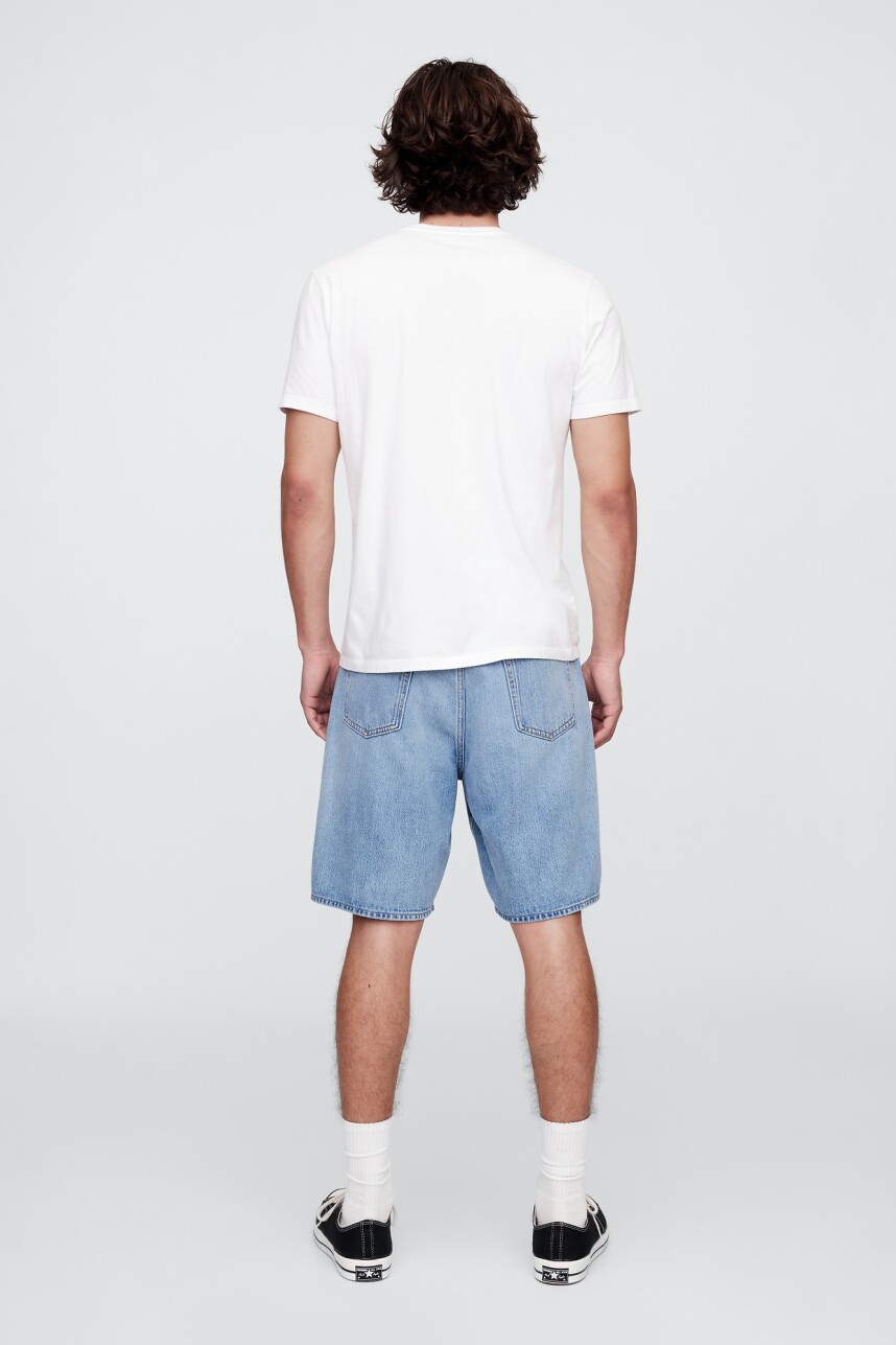 Short De Jean Loose Ultrasoft Hombre Light Wash