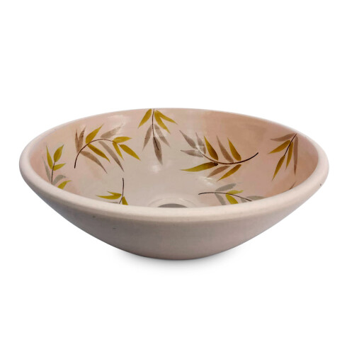 BACHA ELIPTICA DE APOYO VERDE BAMBU 35X11 000