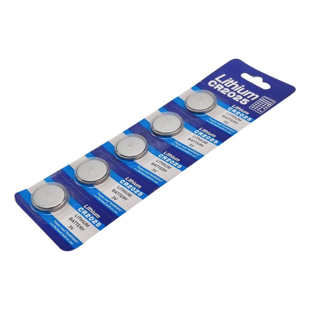 Blister Pack X5 Unidades Pila Batería Litio Cr2025 3v 